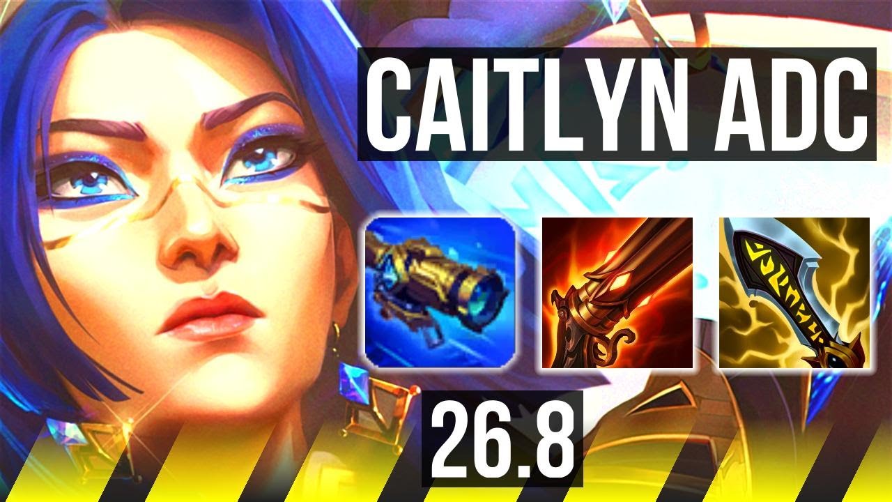 CAITLYN & Elise vs MISS FORTUNE & Thresh (ADC) | Good KDA: 14/1/9 | KR Mestre | 26.8