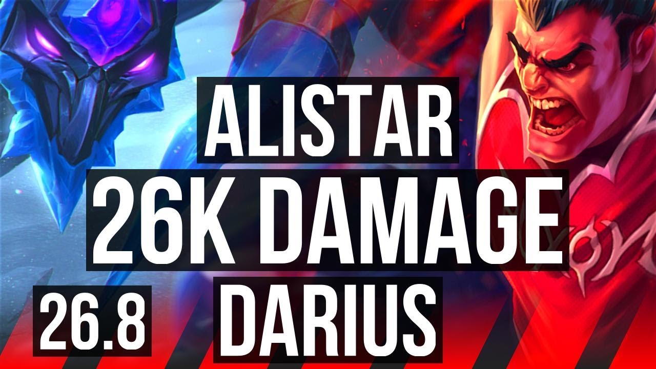 ALISTAR vs DARIUS (TOP) | 26K Dano | EUW Mestre | 26.8