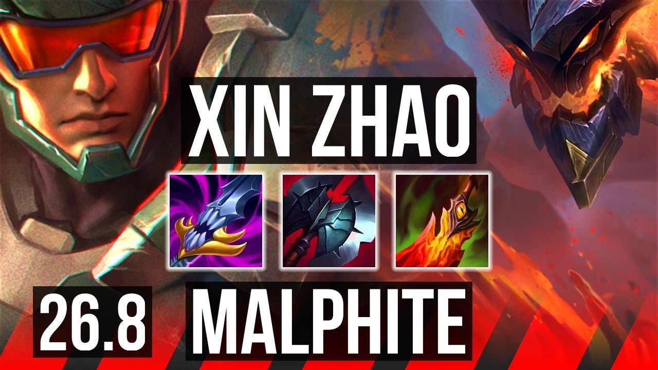 XIN ZHAO vs MALPHITE (TOP) | KR Diamante | 26.8