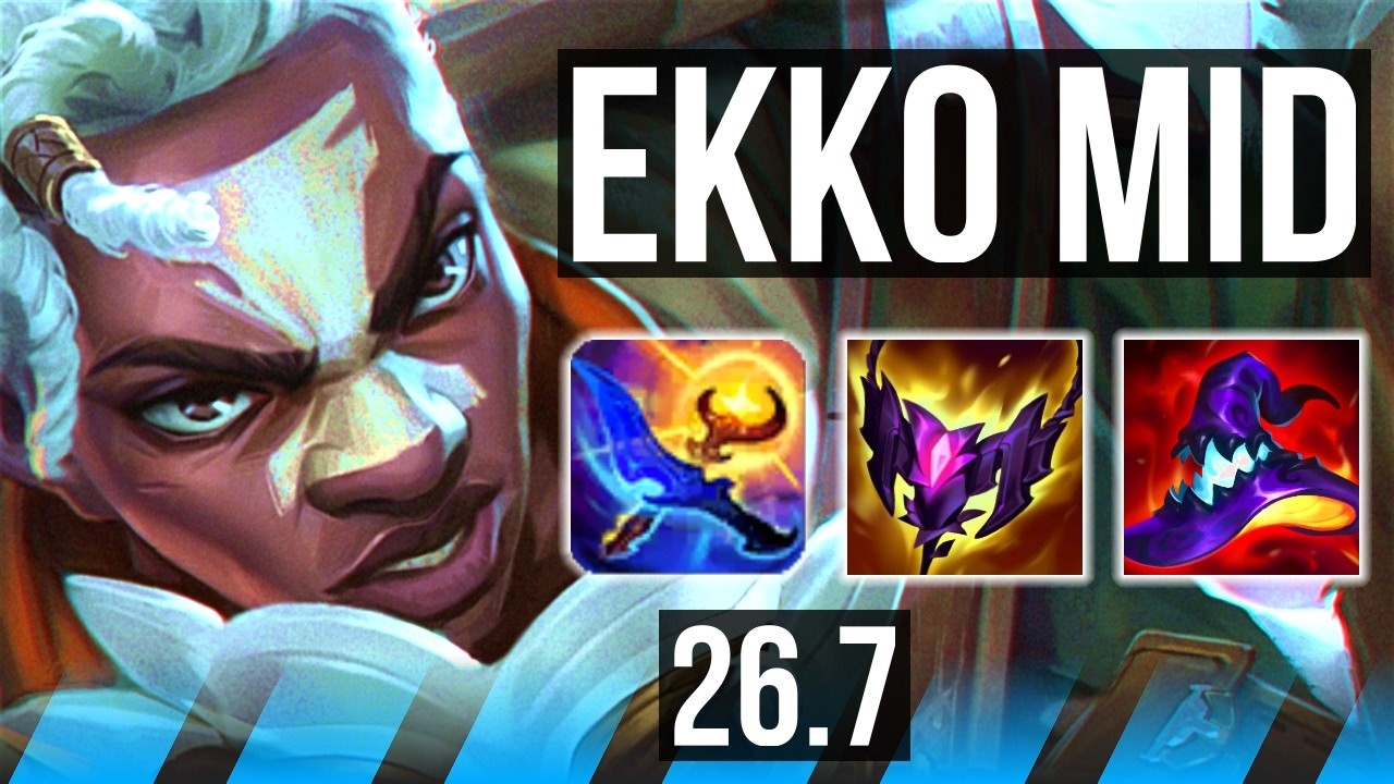 EKKO vs DIANA (MID) | Good KDA: 26/1/8, 82K Dano | EUNE Desafiante | 26.7