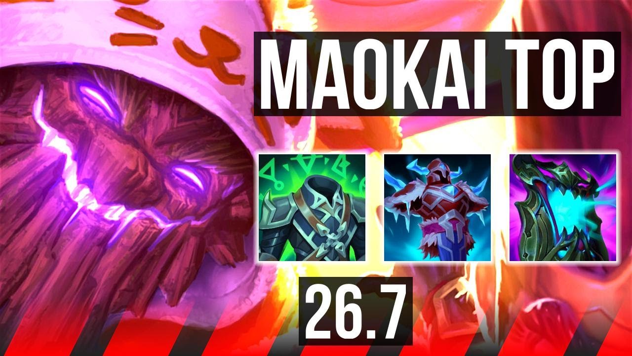 MAOKAI vs MORDEKAISER (TOP) | 26K Dano | EUW Diamante | 26.7
