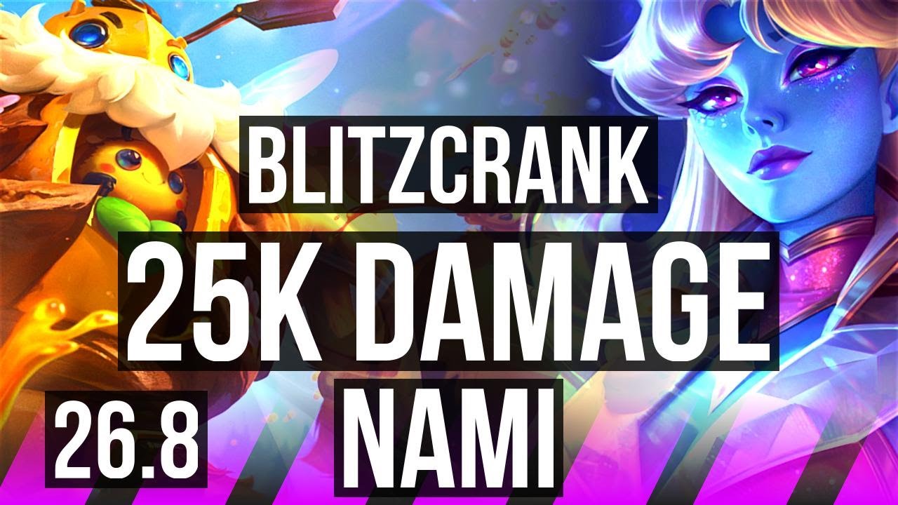 BLITZCRANK & Vayne vs NAMI & Varus (SUP) | 25K Dano | EUW Mestre | 26.8
