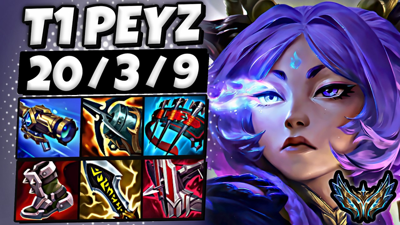 T1 Peyz Yunara vs Senna [ ADC ] Korea Desafiante 2320 LP | Patch 26.7