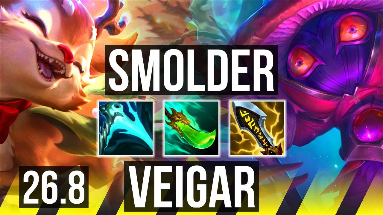 SMOLDER & Sona vs VEIGAR & Nami (ADC) | Press The Attack | BR Desafiante | 26.8