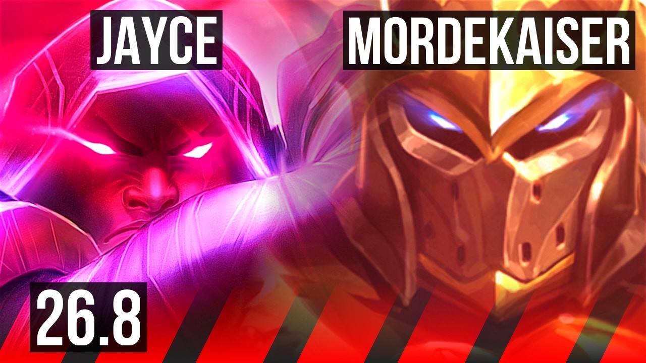 JAYCE vs MORDEKAISER (TOP) | EUW Grão-Mestre | 26.8