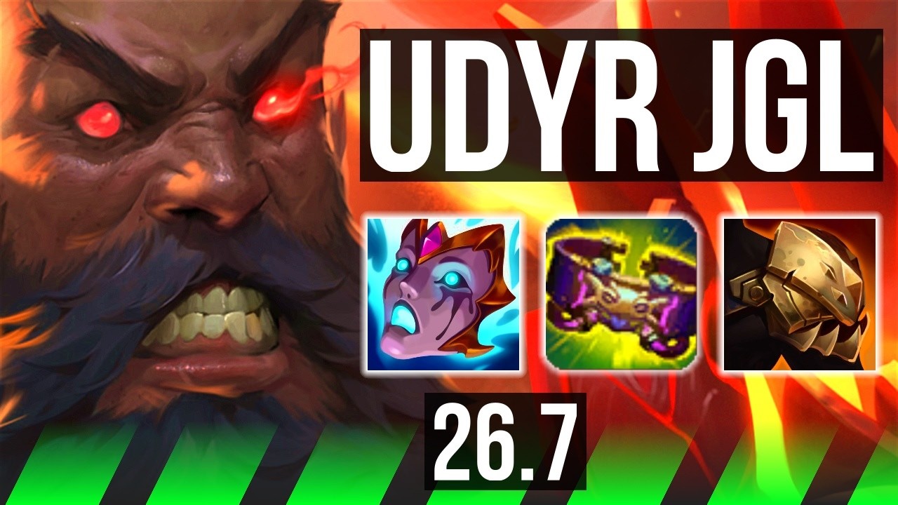 UDYR vs RENGAR (JGL) | 50K Dano | EUW Mestre | 26.7