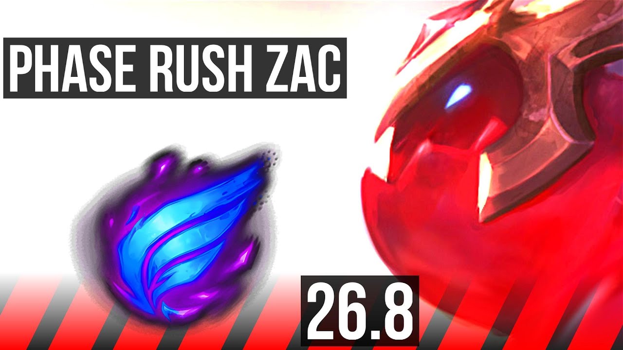 ZAC vs SETT (TOP) | Phase Rush, Good KDA: 8/1/5 | KR Mestre | 26.8
