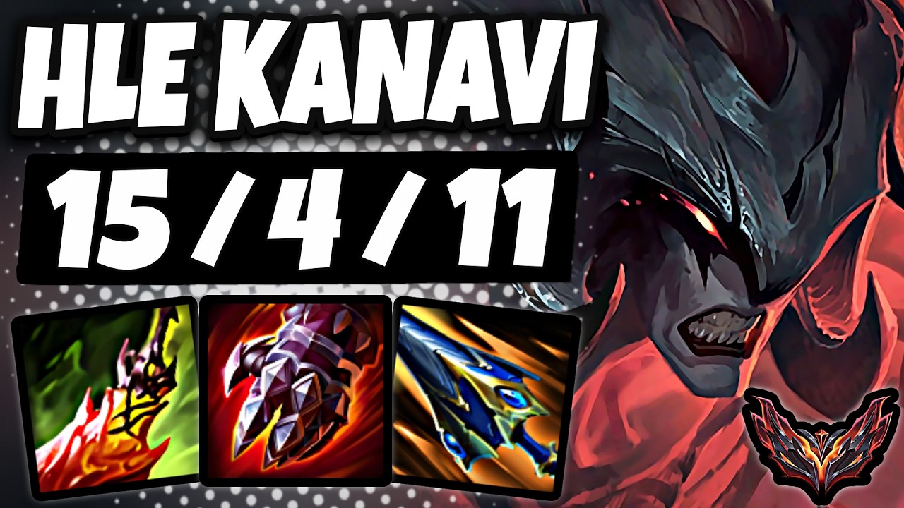 HLE Kanavi Aatrox vs Pantheon [ Jungle ] Korea Grão-Mestre 1632 LP | Patch 26.8