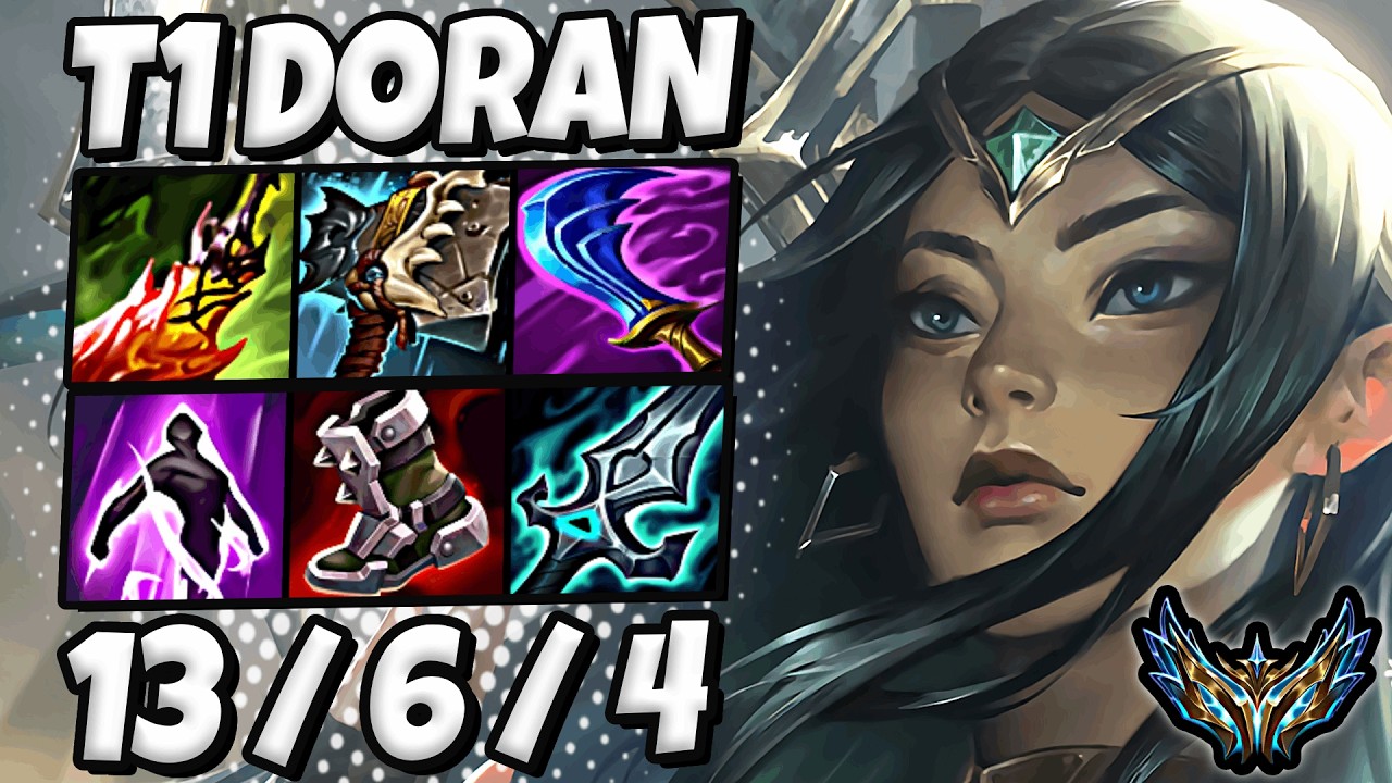 T1 Doran Irelia vs Kled [ TOP ] Patch 26.8 Korea Desafiante 1754 LP