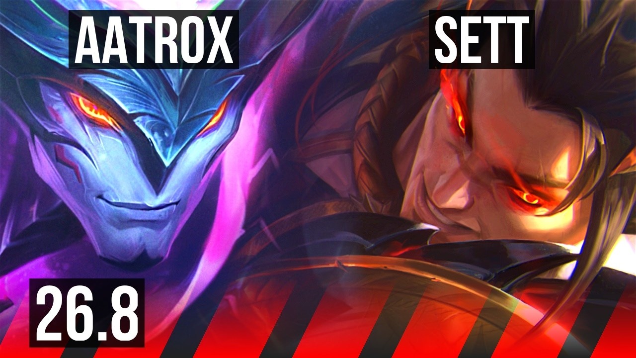AATROX vs SETT (TOP) | Good KDA: 13/1/6 | NA Mestre | 26.8