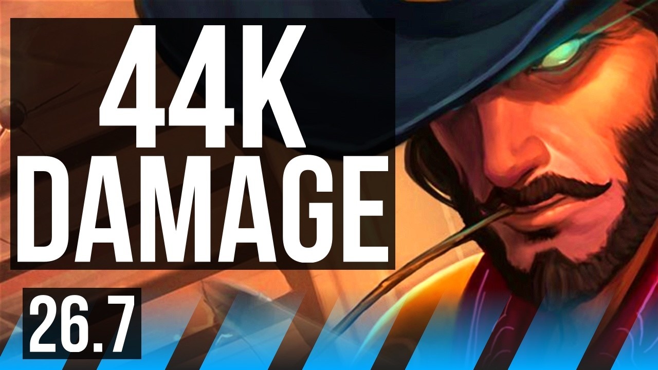 TWISTED FATE vs FIZZ (MID) | 44K Dano | KR Mestre | 26.7