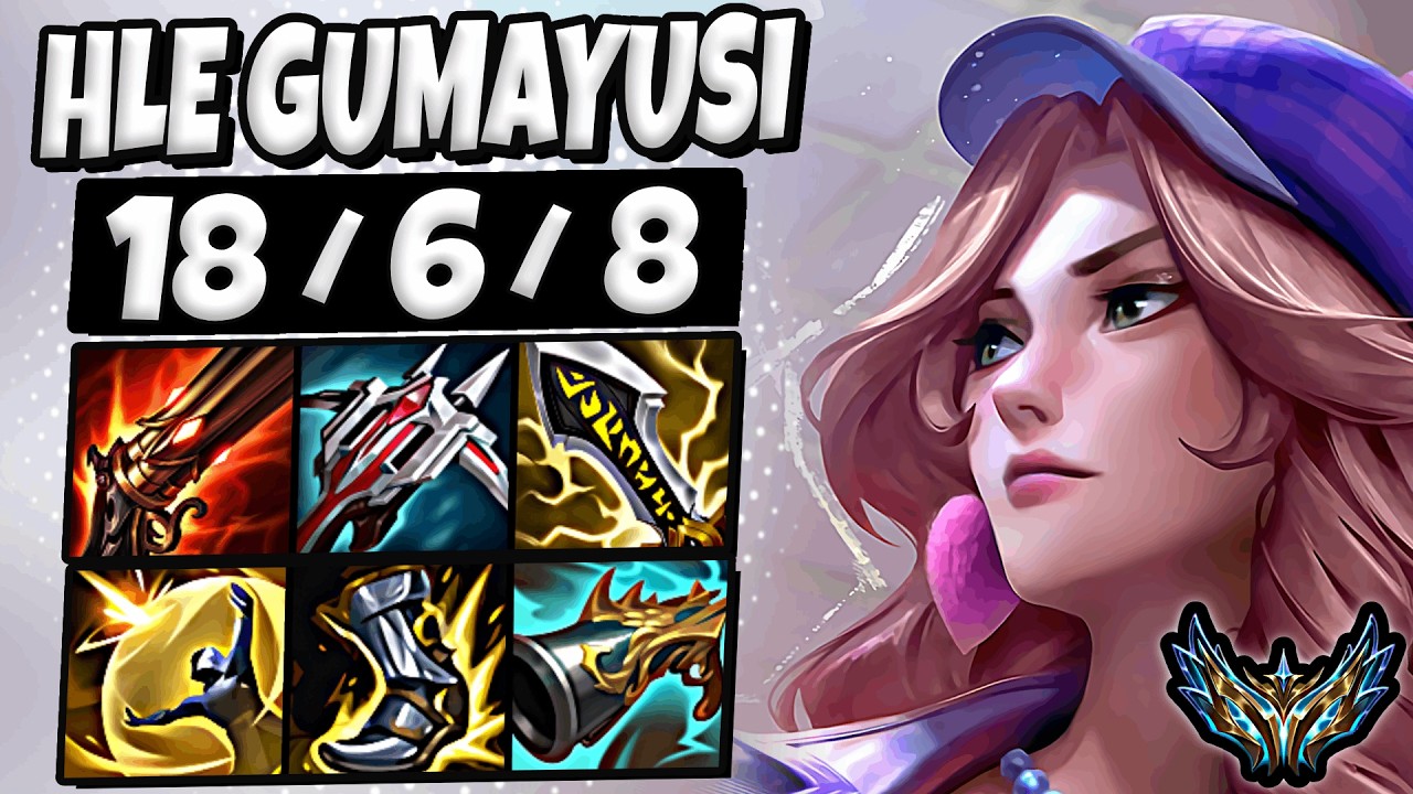HLE Gumayusi Caitlyn vs Ezreal [ ADC ] Korea Desafiante 2468 LP | Patch 26.8
