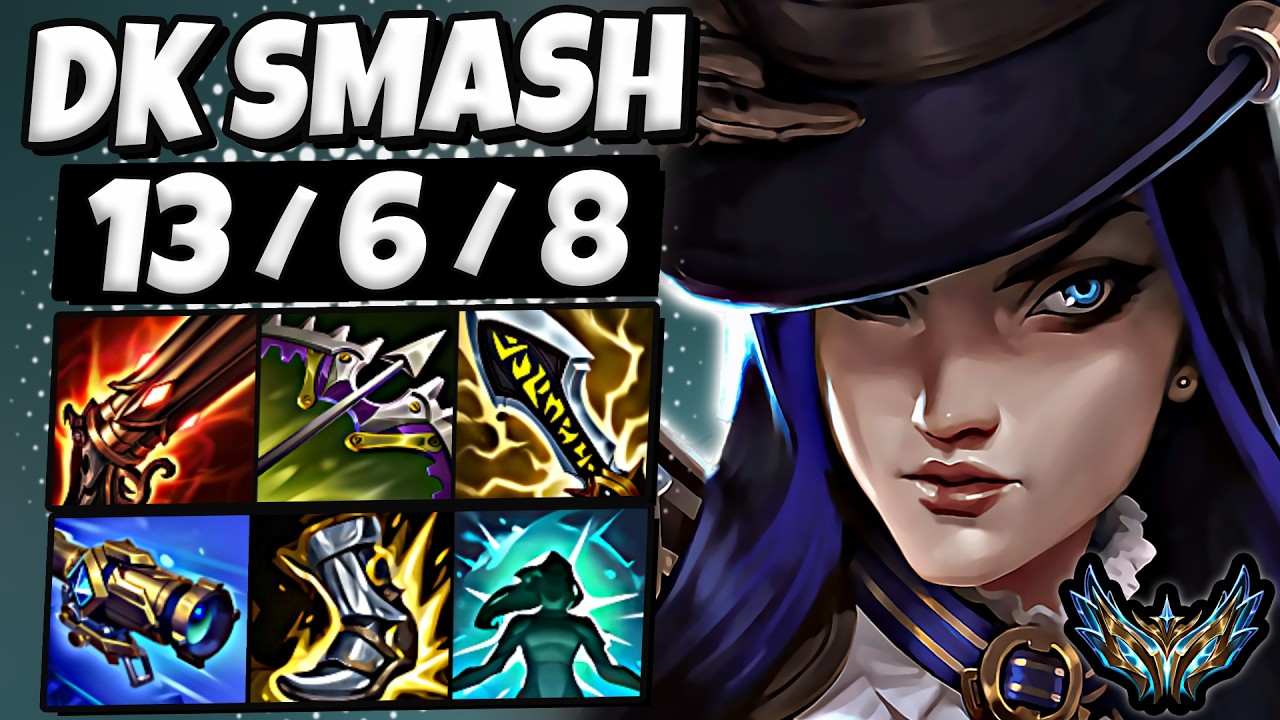 DK Smash Caitlyn vs Jhin [ ADC ] Korea Desafiante 1908 LP | Patch 26.7