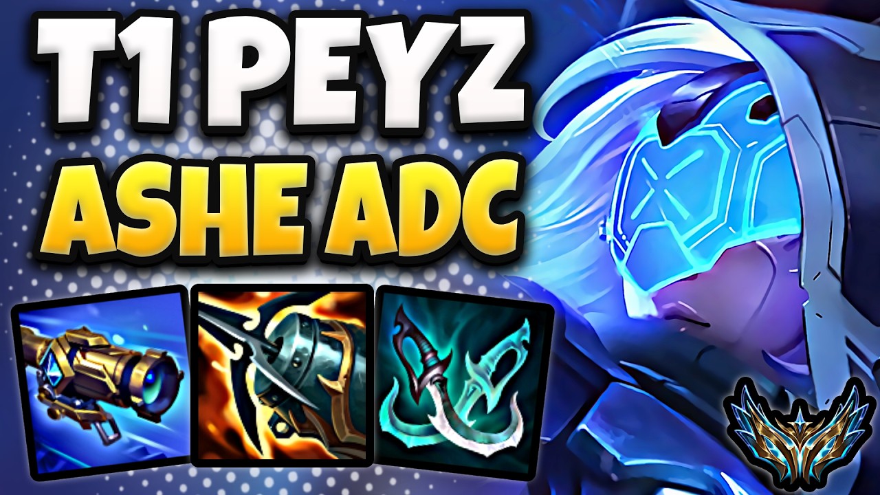 T1 Peyz Ashe vs HLE Gumayusi Yunara [ ADC ] Korea Desafiante 2278 LP | Patch 26.7