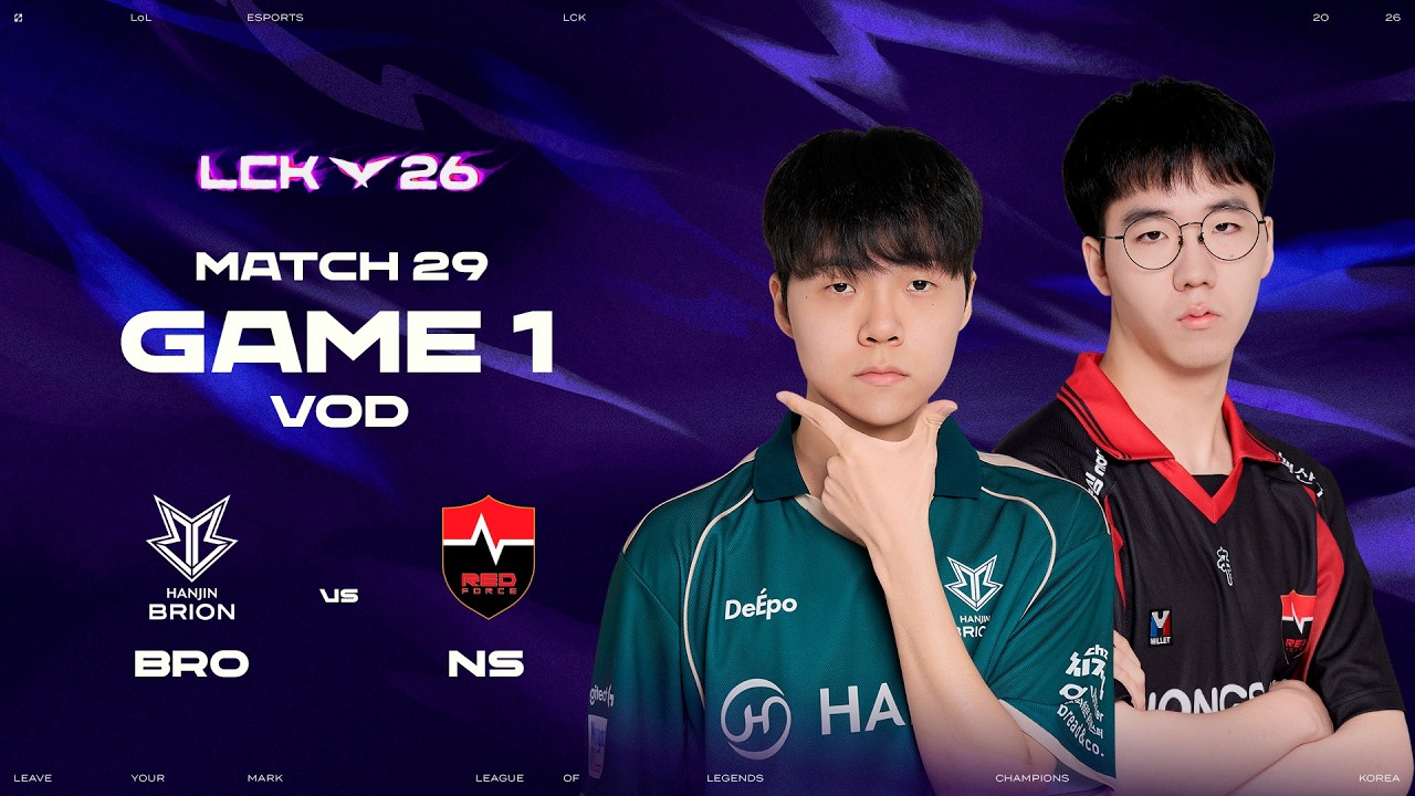 BRO vs NS | Partida 29 Game 1 | 2026 LCK