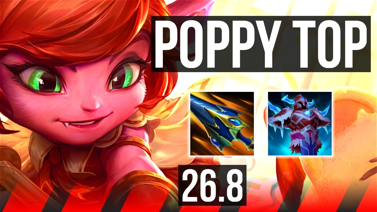 POPPY vs MORDEKAISER (TOP) | Perfect KDA: 7/0/10 | KR Mestre | 26.8