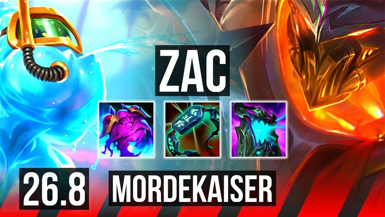 ZAC vs MORDEKAISER (TOP) | KR Diamante | 26.8