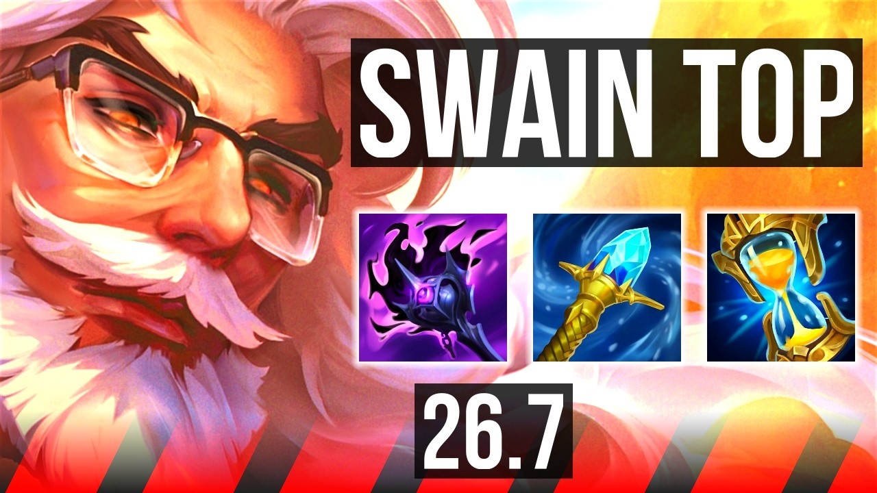 SWAIN vs DARIUS (TOP) | 53K Dano, Good KDA: 13/2/14 | EUW Diamante | 26.7
