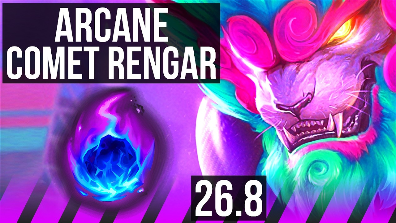RENGAR & Lucian vs SONA & Miss Fortune (SUP) | Arcane Comet | KR Grão-Mestre | 26.8