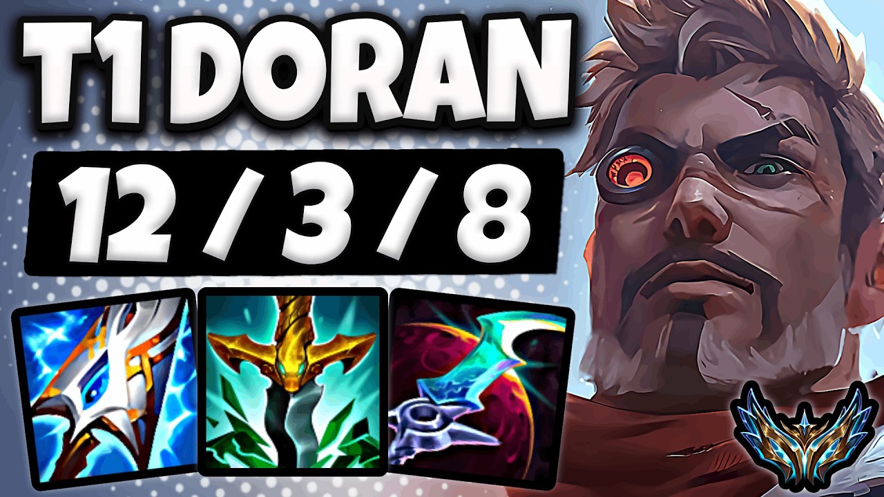 T1 Doran Jayce vs Malphite [ TOP ] Patch 26.8 Korea Desafiante 1774 LP