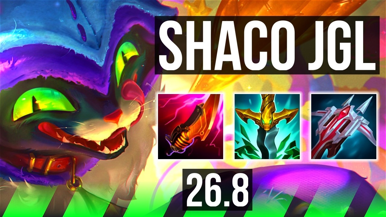 SHACO vs LEE SIN (JGL) | KR Mestre | 26.8
