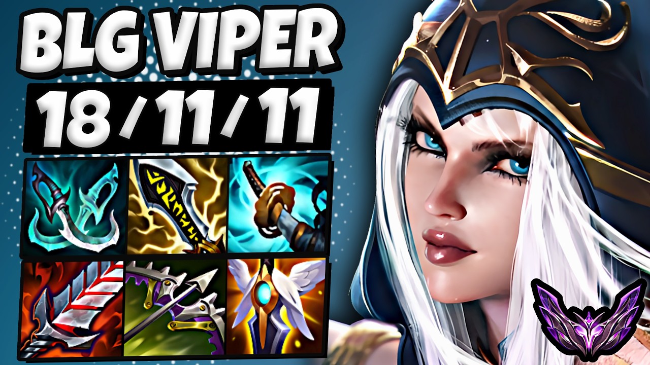 BLG Viper Ashe vs Ezreal [ ADC ] Korea Mestre Patch 26.7 ✅