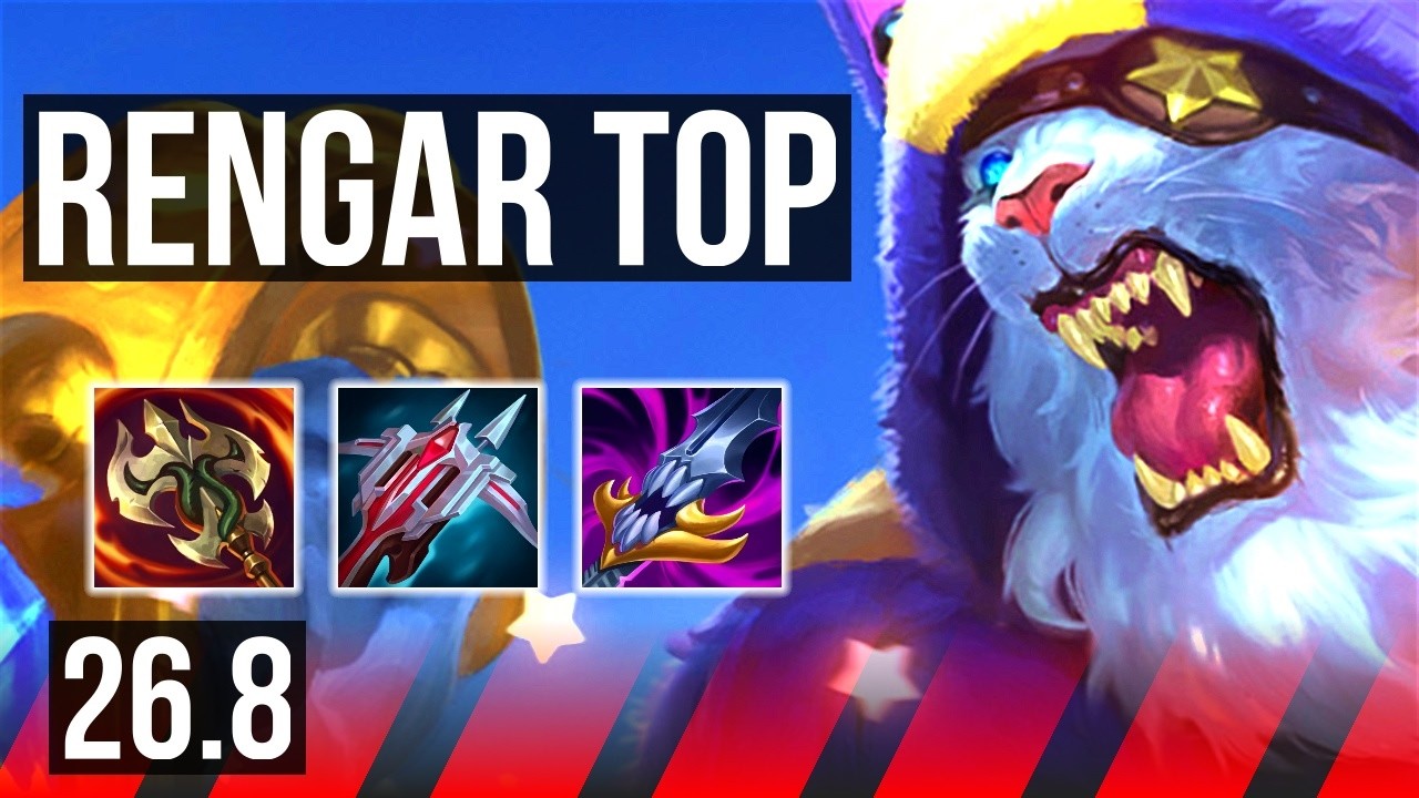 RENGAR vs RENEKTON (TOP) | Grasp Of The Undying | EUW Mestre | 26.8