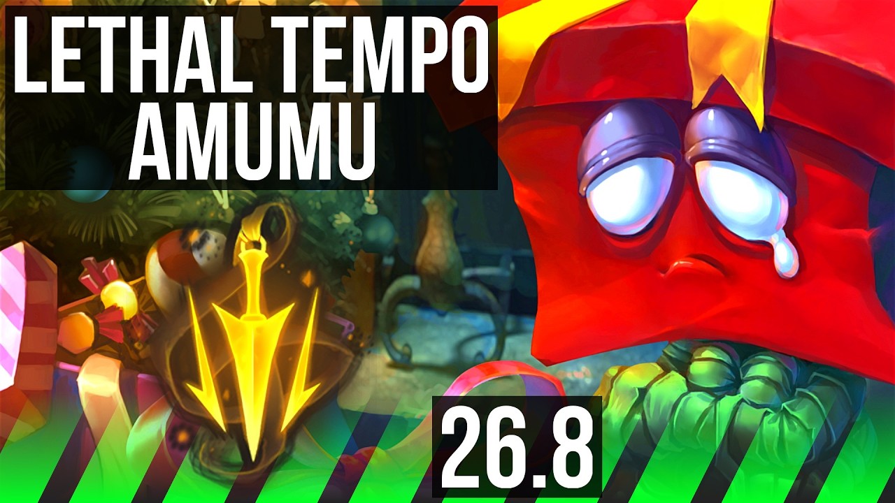 AMUMU vs MALPHITE (JGL) | Lethal Tempo, 34K Dano | NA Mestre | 26.8