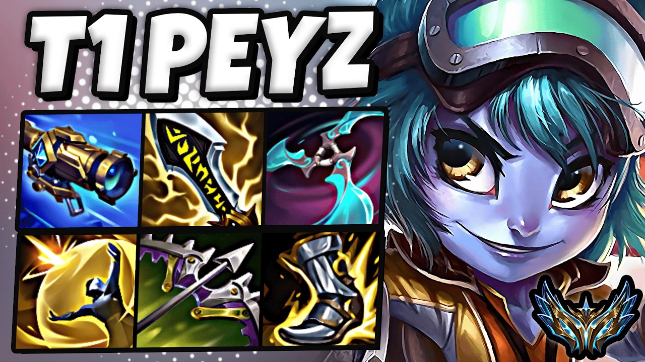 T1 Peyz Tristana vs Lucian [ ADC ] Korea Desafiante 2402 LP | Patch 26.8