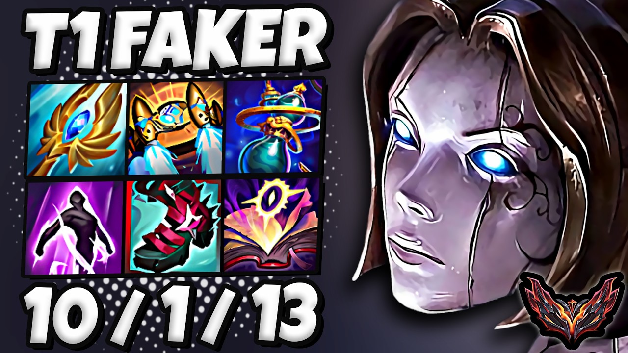 T1 Faker Orianna vs Naafiri [ MID ] Korea Grão-Mestre 1488 LP | Patch 26.7