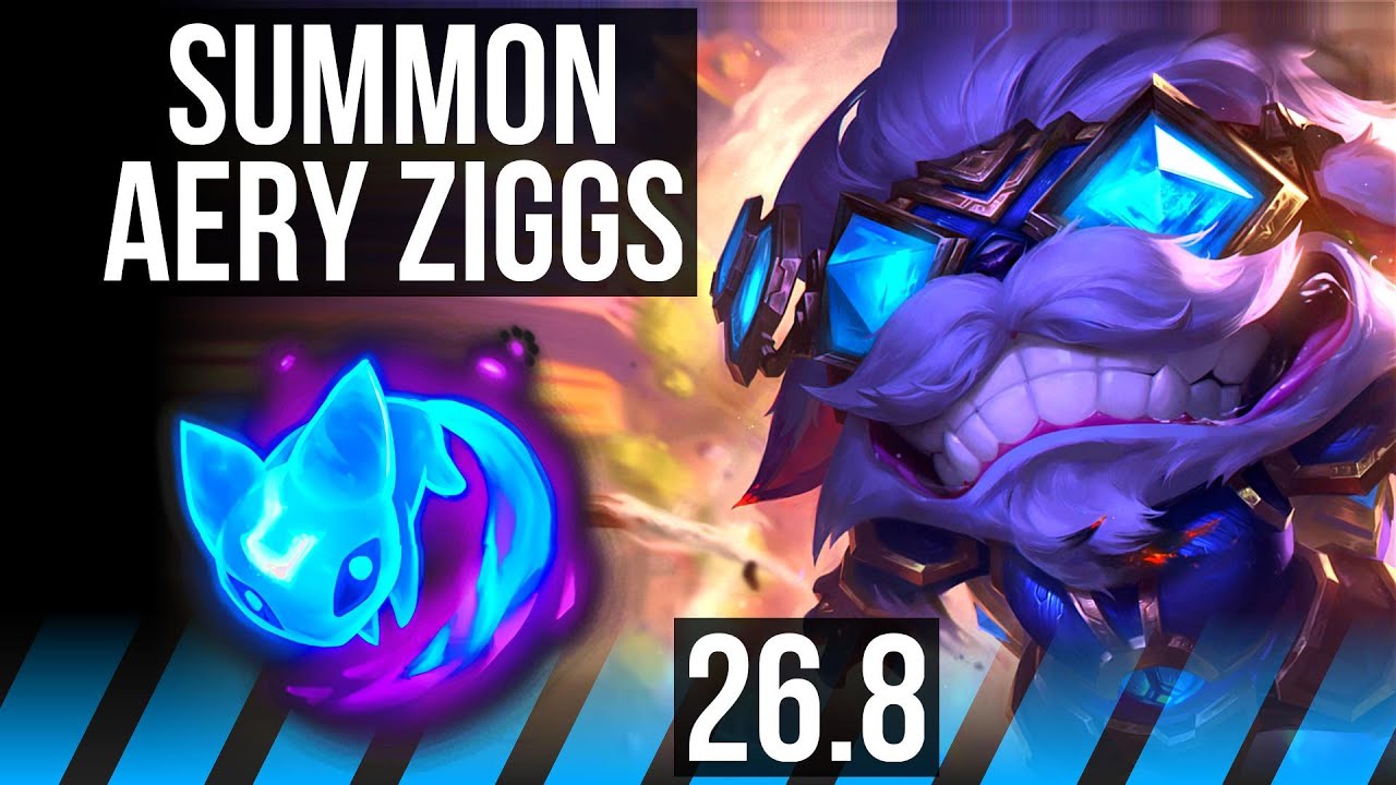 ZIGGS vs KASSADIN (MID) | Summon Aery, Good KDA: 15/2/7, 51K Dano | KR Mestre | 26.8