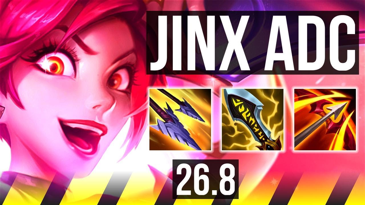 JINX & Soraka vs MISS FORTUNE & Pyke (ADC) | BR Grão-Mestre | 26.8