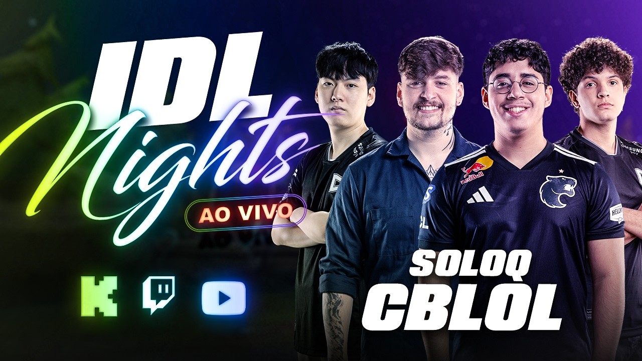 AO VIVO: IDL NIGHTS – Acompanhando os pro-players | ILHA DAS LENDAS !cupom !sadia !grupo !kbmidl
