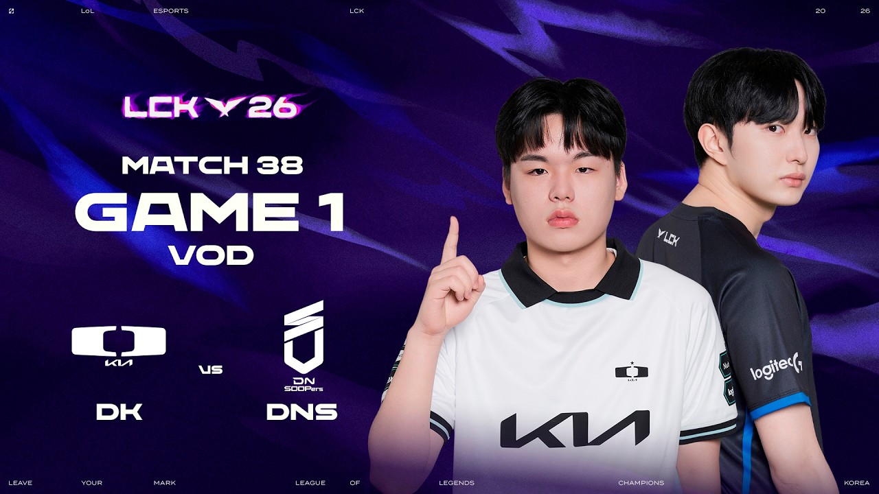 DK vs DNS | Partida 38 Game 1 | 2026 LCK