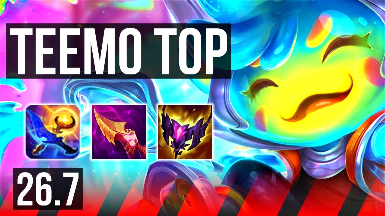 TEEMO vs NASUS (TOP) | Good KDA: 10/1/5 | KR Mestre | 26.7