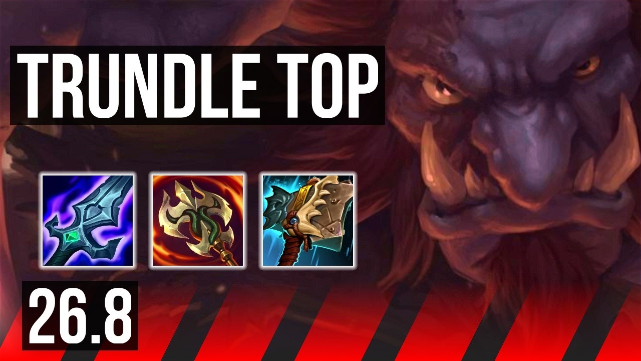 TRUNDLE vs Mestre YI (TOP) | EUNE Mestre | 26.8