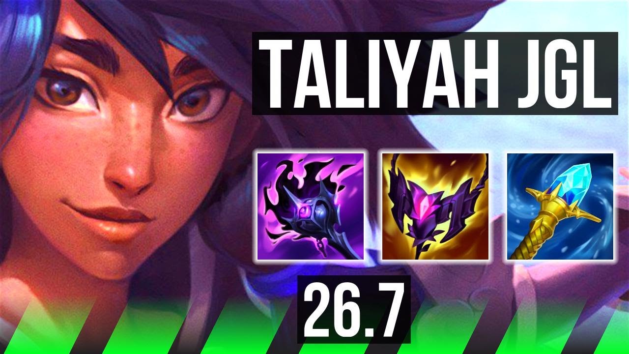 TALIYAH vs AATROX (JGL) | Good KDA: 19/2/15, 41K Dano | EUW Mestre | 26.7