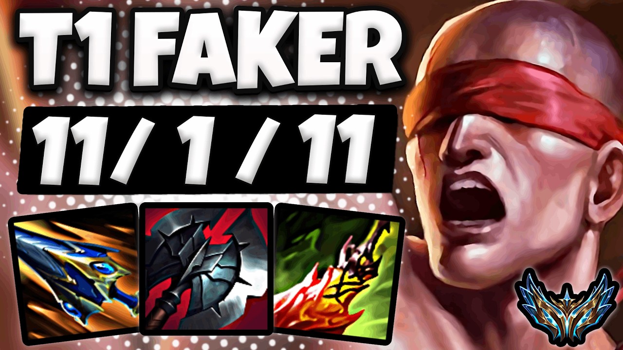 T1 Faker Lee Sin vs Jarvan IV [ Jungle ] Korea Desafiante 1993 LP | Patch 26.8