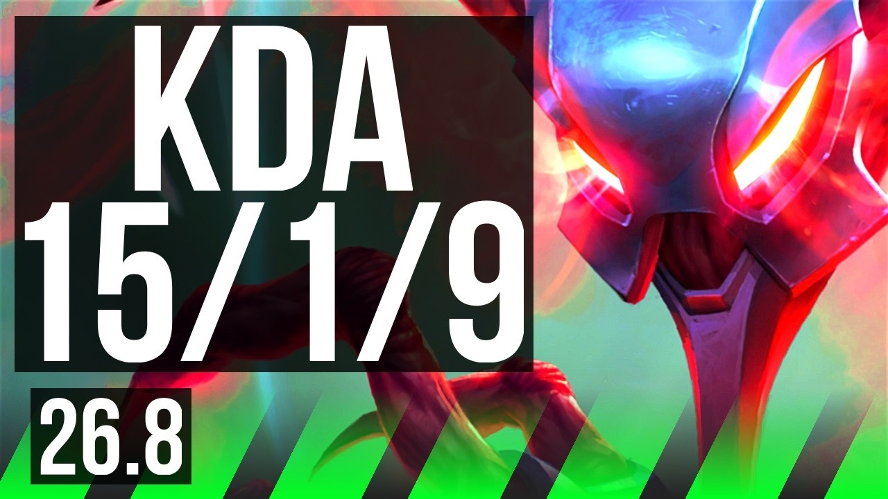 NOCTURNE vs EVELYNN (JGL) | Good KDA: 15/1/9 | EUW Desafiante | 26.8