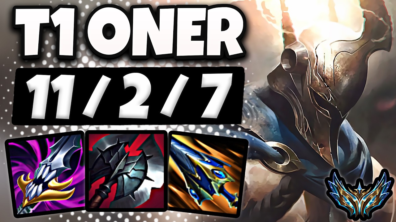 T1 Oner Pantheon vs Jarvan IV [ Jungle ] Korea Desafiante 1984 LP | Patch 26.7