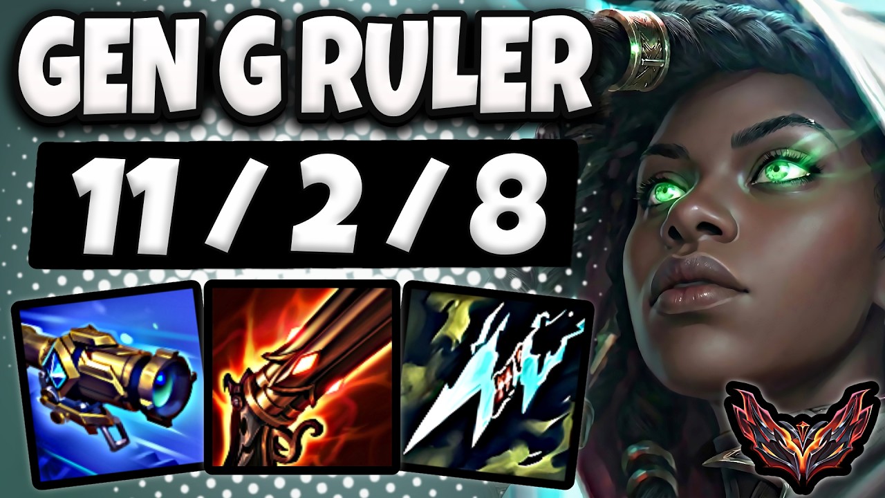 Senna vs Ezreal ADC [ Gen.G Ruler ] Korea Grão-Mestre 1678 | Patch 26.8 ✅