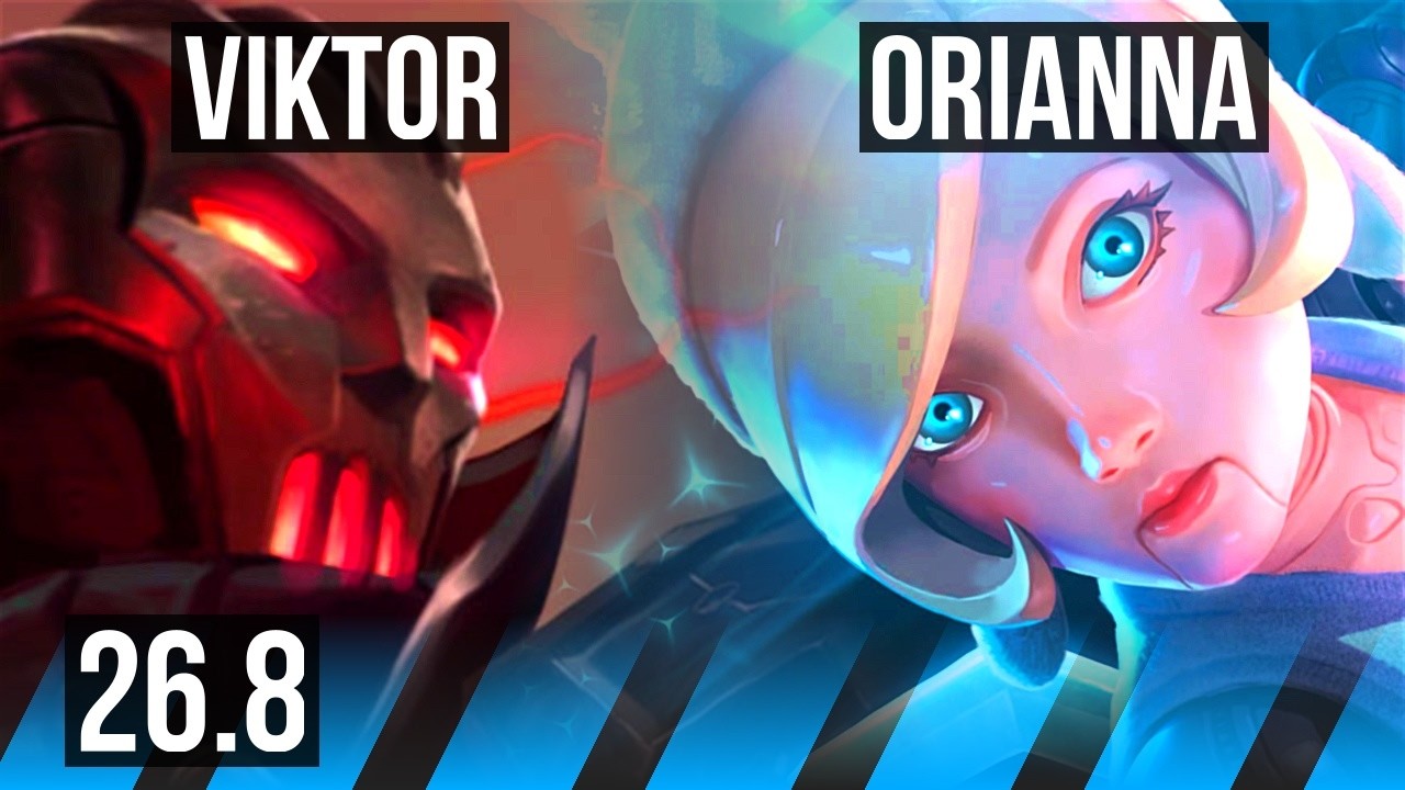 VIKTOR vs ORIANNA (MID) | EUW Desafiante | 26.8