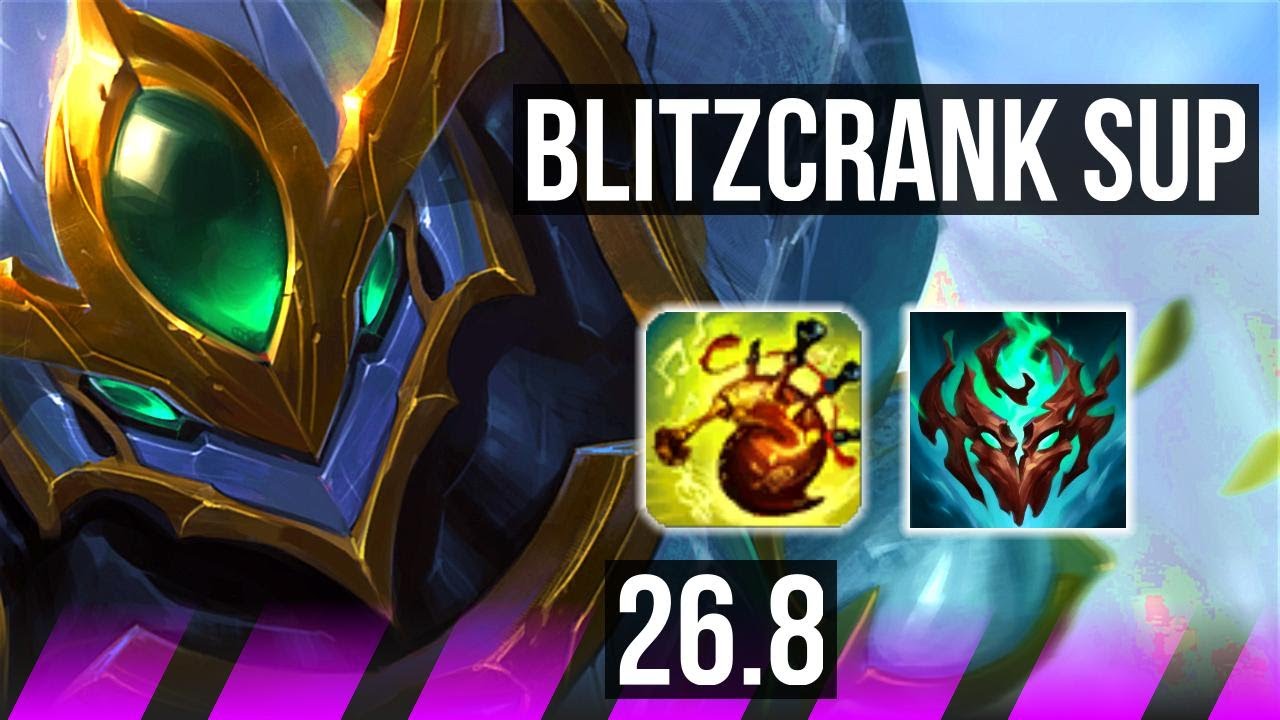 BLITZCRANK & Mel vs PYKE & Corki (SUP) | Guardian | EUW Mestre | 26.8