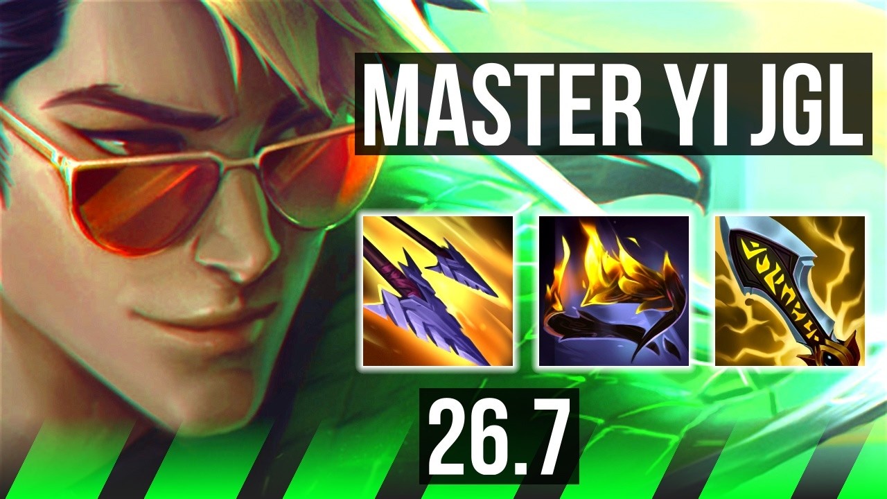 Mestre YI vs FIZZ (JGL) | Good KDA: 20/2/6, 46K Dano | EUNE Mestre | 26.7