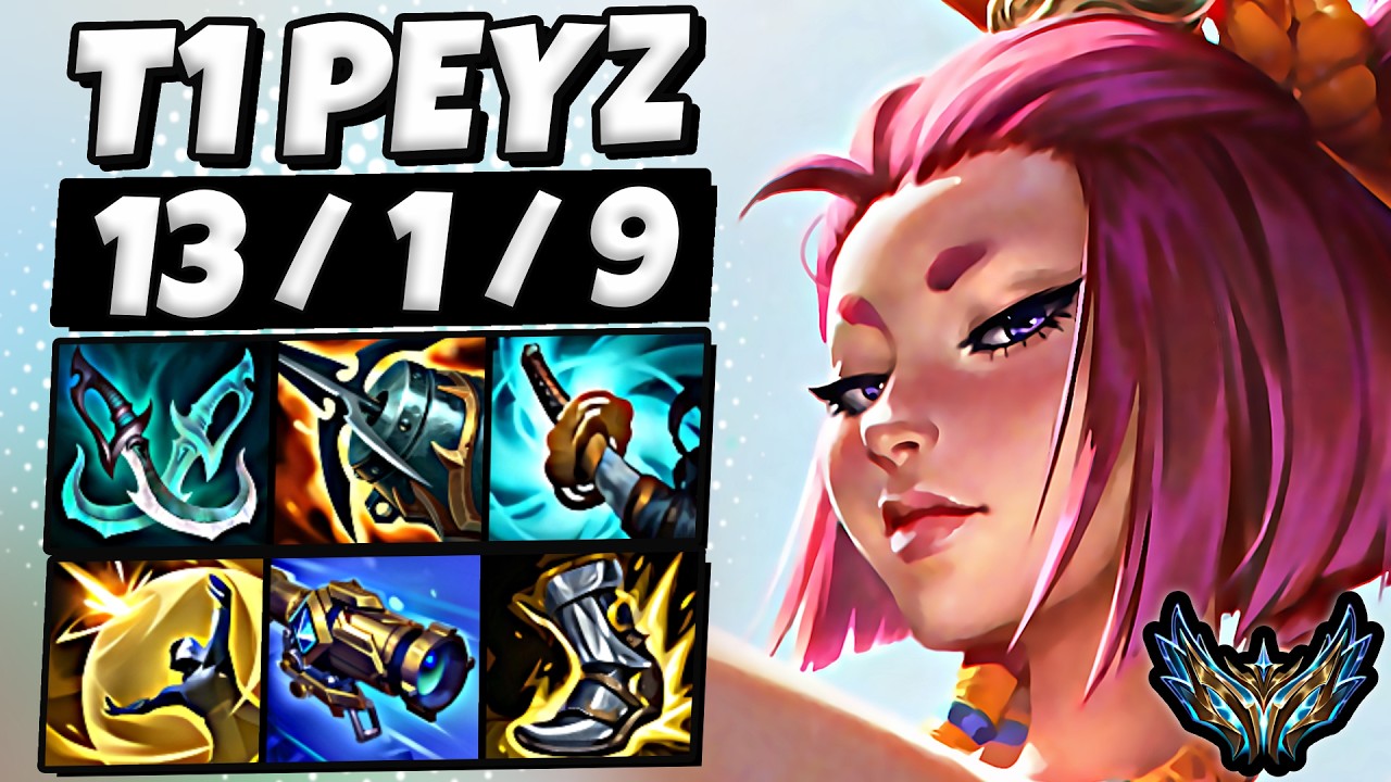 T1 Peyz Yunara ADC vs Aphelios – Patch 26.7 Korea Desafiante 2274 LP
