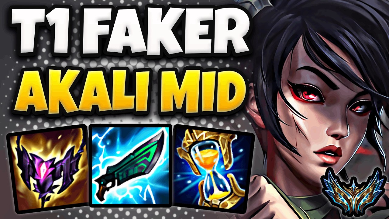 T1 Faker Akali vs Diana [ MID ] Korea Desafiante 1866 LP | Patch 26.8