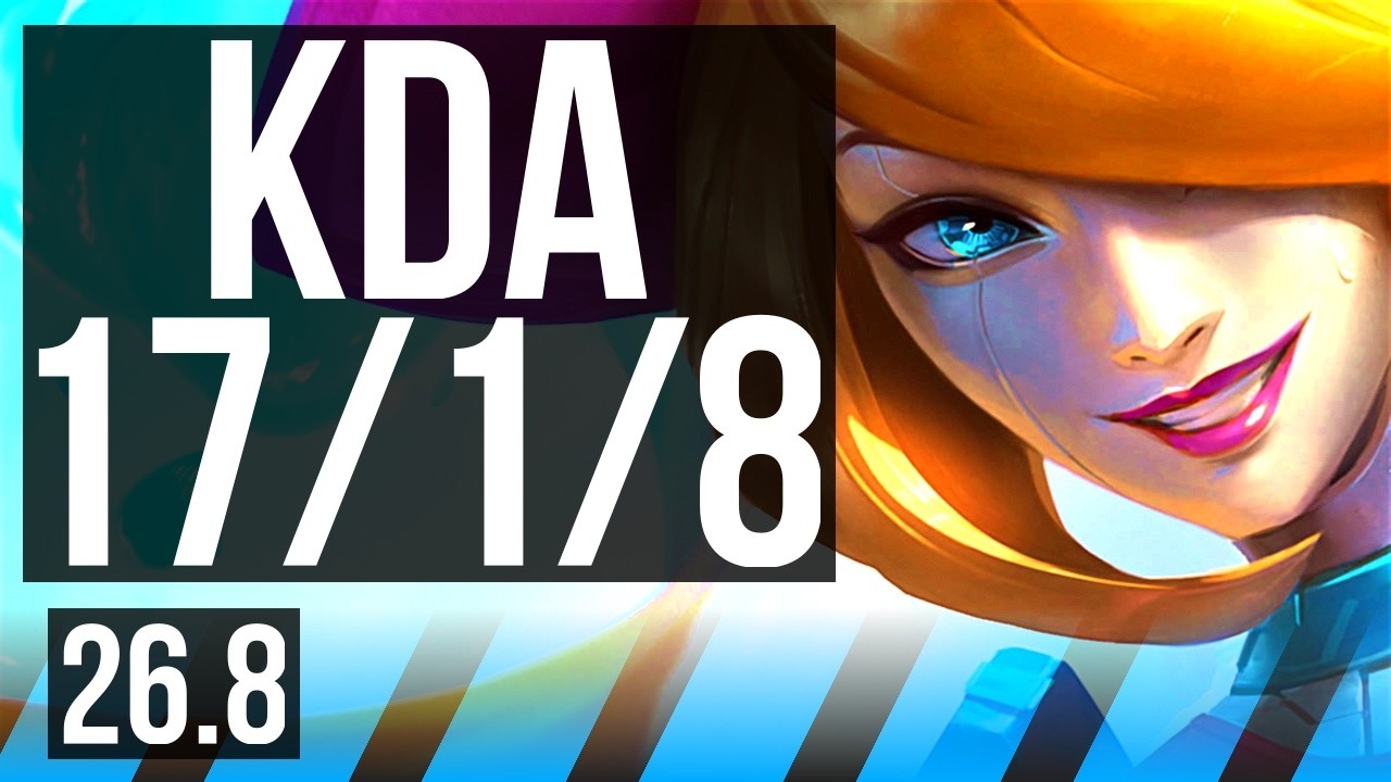 ORIANNA vs AHRI (MID) | Good KDA: 17/1/8 | EUW Grão-Mestre | 26.8