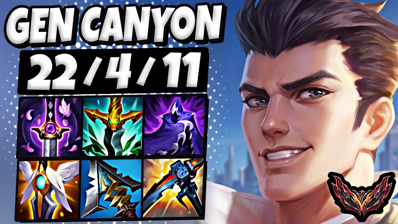 Jayce vs Ambessa Jungle [ Gen.G Canyon ] Korea Grão-Mestre 1337 LP | Patch 26.7