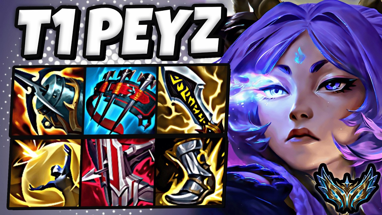 T1 Peyz Yunara vs Aphelios [ ADC ] Patch 26.8 Korea Desafiante 2430 LP