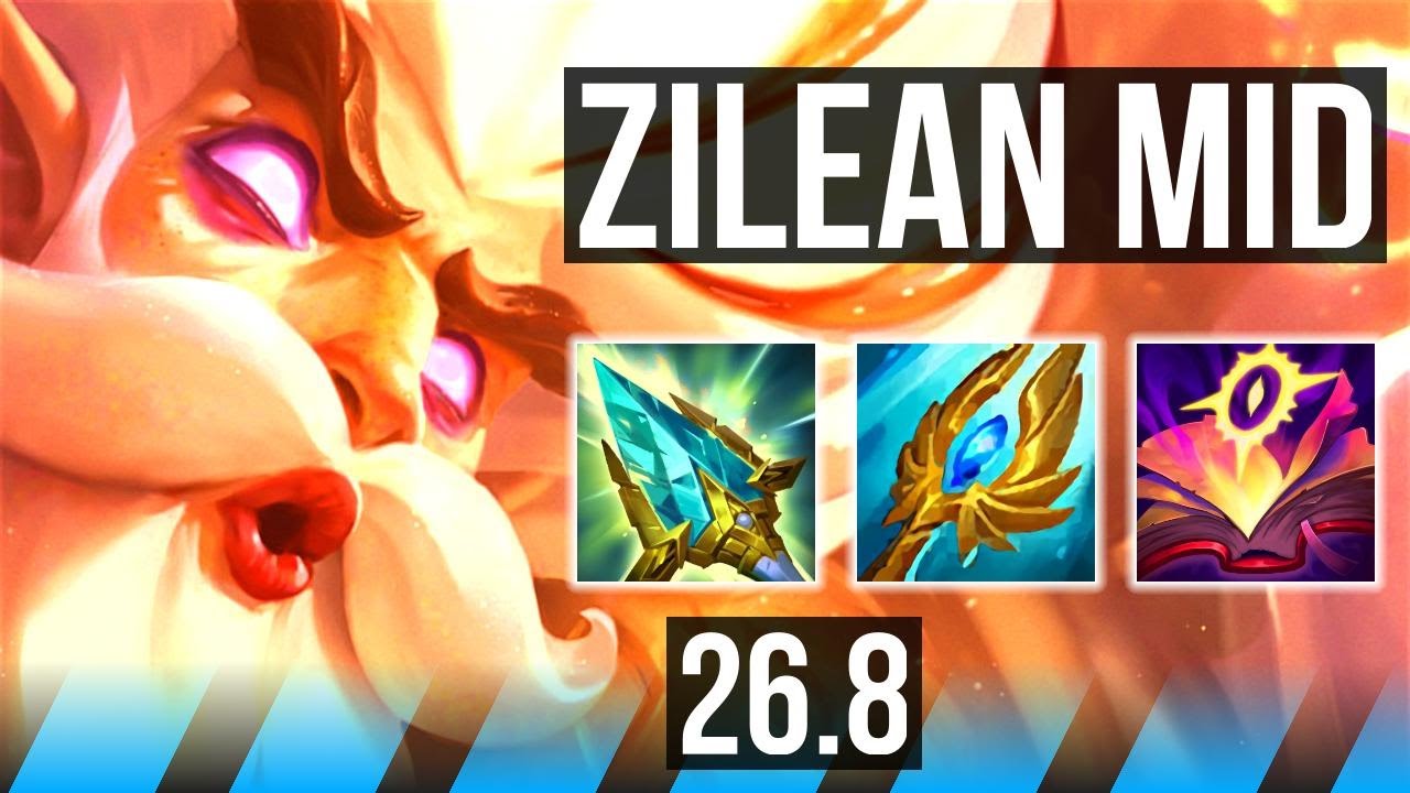 ZILEAN vs AHRI (MID) | Perfect KDA: 4/0/19 | NA Mestre | 26.8